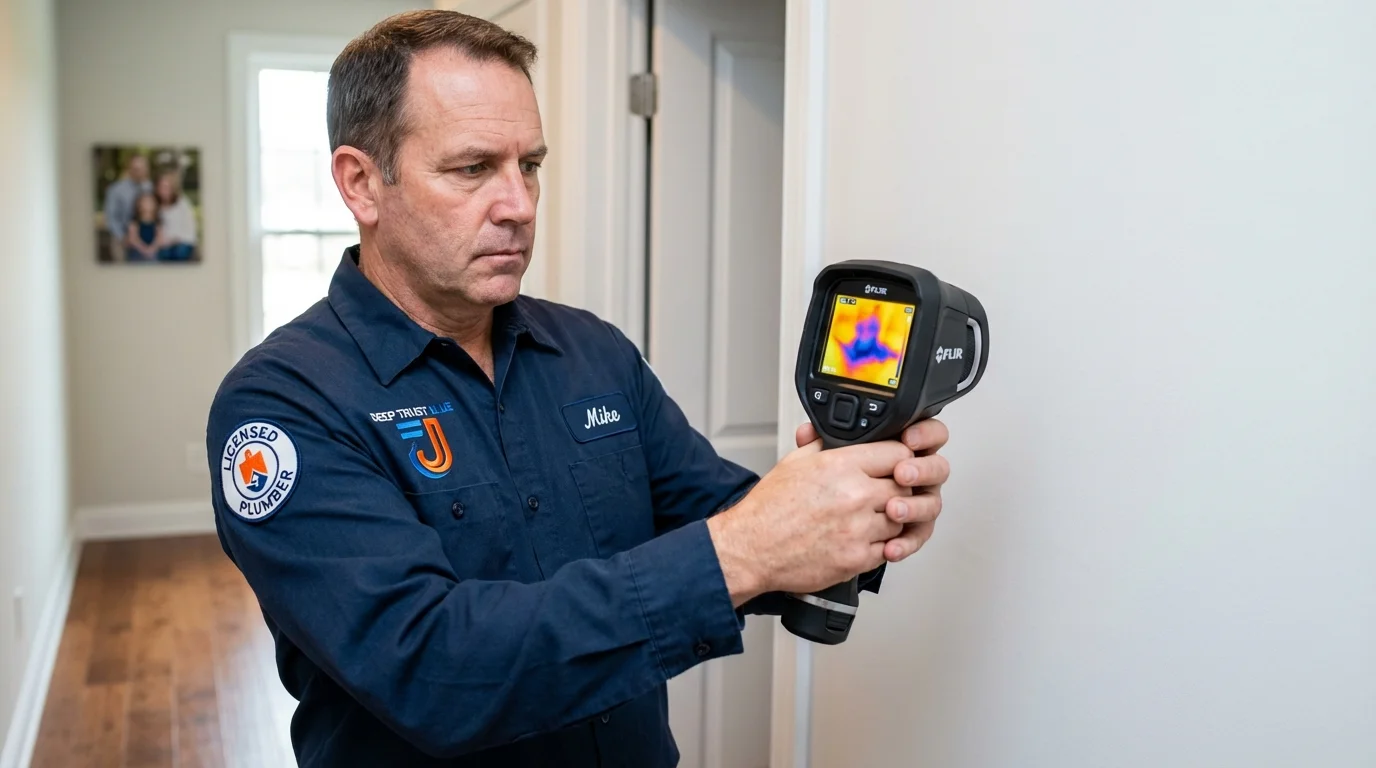 Thermal imaging leak detection by Johns Plumbing LLC in Captain Cook